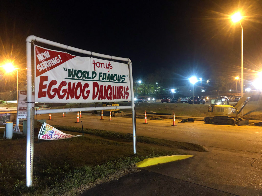 The One True Eggnog Daiquiri Stuffed and Busted