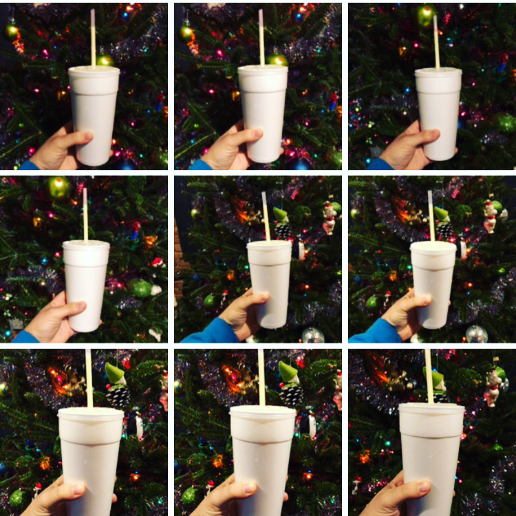 The One True Eggnog Daiquiri Stuffed and Busted